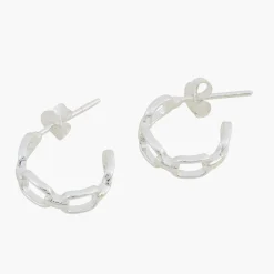 Hot Balaboosté Mini-créoles maillons Argent Garanti