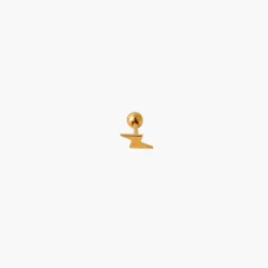 Discount Balaboosté Piercing helix/tragus éclair doré