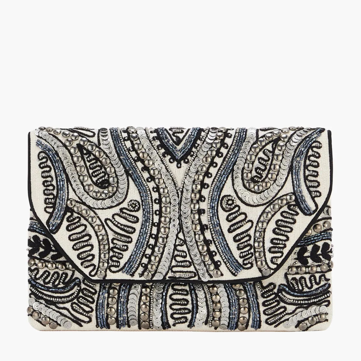 Store Balaboosté Pochette brodée perles et sequins