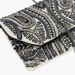 Store Balaboosté Pochette brodée perles et sequins