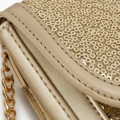 Flash Sale Balaboosté Pochette de téléphone doré à sequins