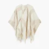 Flash Sale Balaboosté Poncho à rayures beige et blanc