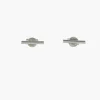 New Balaboosté Puces d'oreilles barre Argent Garanti Silver Idol