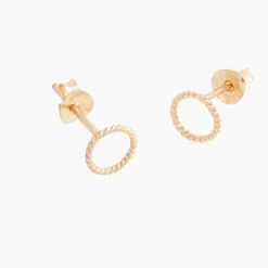 Shop Balaboosté Puces d'oreilles ciselées Argent Garanti