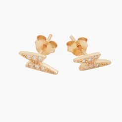 Discount Balaboosté Puces d'oreilles éclair zirconium Argent Garanti