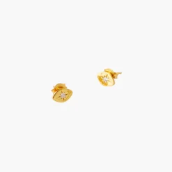 Cheap Balaboosté Puces d'oreilles oeil zirconium Argent Garanti