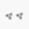 Hot Balaboosté Puces d'oreilles pyramide Argent Garanti