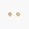 Discount Balaboosté Puces d'oreilles pyramide zirconium Argent Garanti - doré