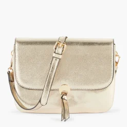 Store Balaboosté Sac à bandoulière bi-matière doré