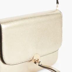 Store Balaboosté Sac à bandoulière bi-matière doré