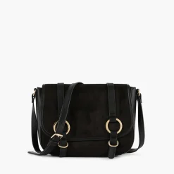 Cheap Balaboosté Sac à bandoulière bi-matière noir