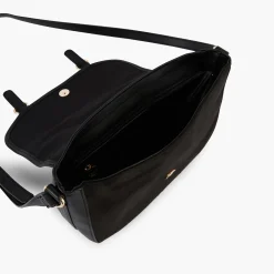 Cheap Balaboosté Sac à bandoulière bi-matière noir