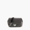 Best Balaboosté Sac à bandoulière bi-matière lurex gris