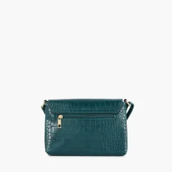 Fashion Balaboosté Sac à bandoulière effet croco vert