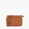 Sale Balaboosté Sac à bandoulière effet grainé camel
