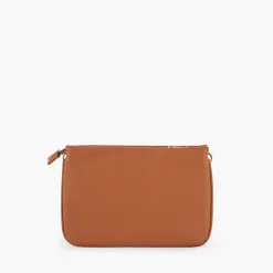 Sale Balaboosté Sac à bandoulière effet grainé camel
