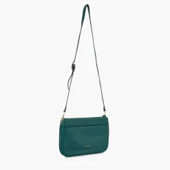 Cheap Balaboosté Sac à bandoulière effet grainé vert