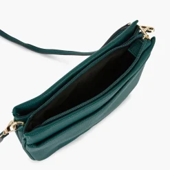 Cheap Balaboosté Sac à bandoulière effet grainé vert