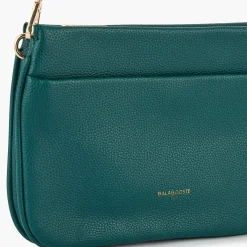 Cheap Balaboosté Sac à bandoulière effet grainé vert