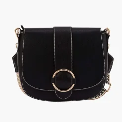 New Balaboosté Sac à bandoulière motif ethnique - noir