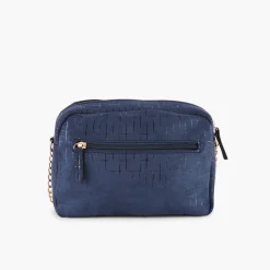Outlet Balaboosté Sac à bandoulière métallisé bleu