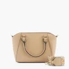 Store Balaboosté Sac à main beige avec bandoulière à motifs géométriques