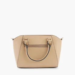 Store Balaboosté Sac à main beige avec bandoulière à motifs géométriques