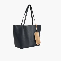 Shop Balaboosté Sac cabas avec pochette - bleu foncé