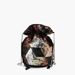 New Balaboosté Sac seau sequins à bandoulière