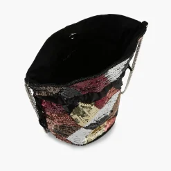 New Balaboosté Sac seau sequins à bandoulière