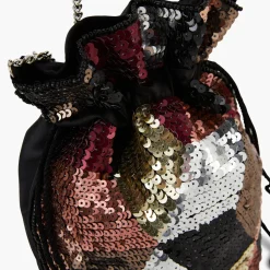 New Balaboosté Sac seau sequins à bandoulière