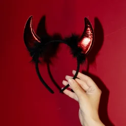 Cheap Balaboosté Serre-tête Halloween diable cornes rouges