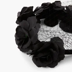 Clearance Balaboosté Serre-tête Halloween voile et grosses fleurs