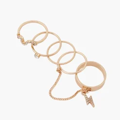 Clearance Balaboosté Set de 5 bagues assorties