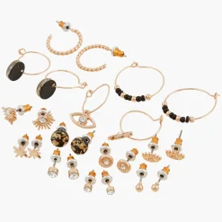 Store Balaboosté Set de 12 boucles d'oreilles créoles et puces