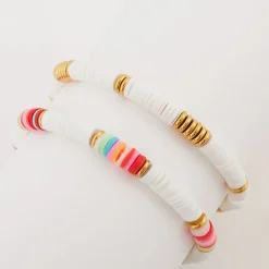 Clearance Balaboosté Set de 2 bracelets élastiques Acier Inoxydable