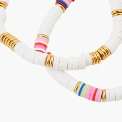 Clearance Balaboosté Set de 2 bracelets élastiques Acier Inoxydable