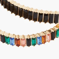 Flash Sale Balaboosté Set de 2 bracelets élastiques strass noir et multicolore