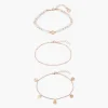 Discount Balaboosté Set de 3 chaînes de cheville assorties