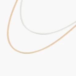 Fashion Balaboosté Set de 2 colliers chaînes miroir