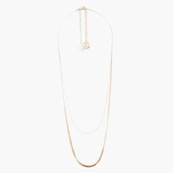 Fashion Balaboosté Set de 2 colliers chaînes miroir