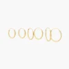 Flash Sale Balaboosté Set de 3 créoles Argent Garanti