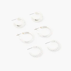 Clearance Balaboosté Set de 3 créoles assorties