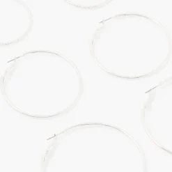 Best Balaboosté Set de 3 créoles fines lisses et ciselées