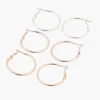 Clearance Balaboosté Set de 3 créoles 32mm