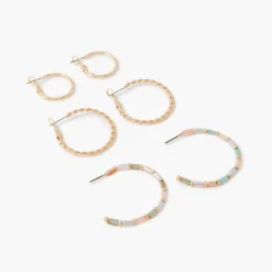 New Balaboosté Set de 3 paires de créoles