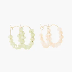 Best Sale Balaboosté Set de 2 petites créoles acier inoxydable