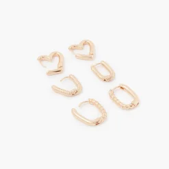 Cheap Balaboosté Set de 3 petites créoles assorties