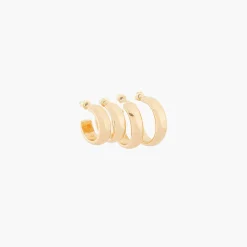 Store Balaboosté Set de 2 petites créoles épaisses