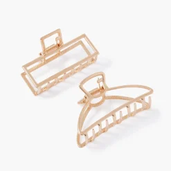 Cheap Balaboosté Set de 2 pinces croco en métal